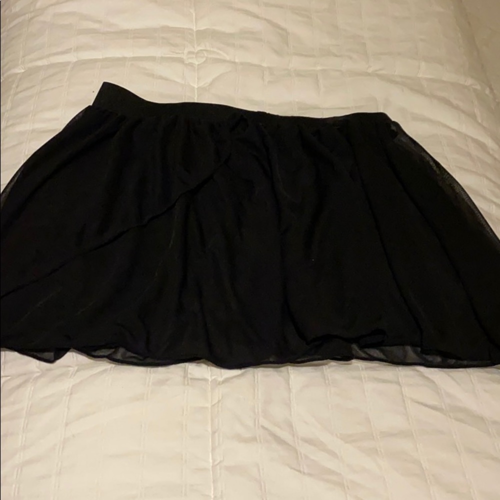 Black dance skirt